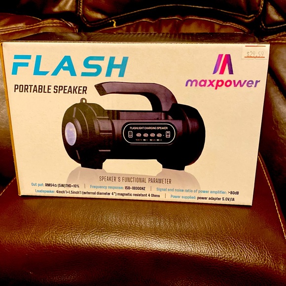 Max Power  Flash Portable Speaker - Picture 2 of 7